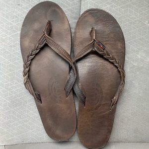 RAINBOW BRAIDED SANDALS SIZE SM/MD